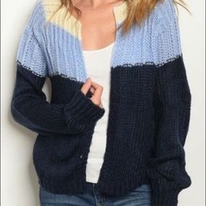 Navy blue sweater